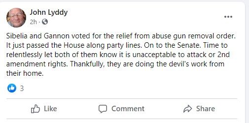 Facebook post